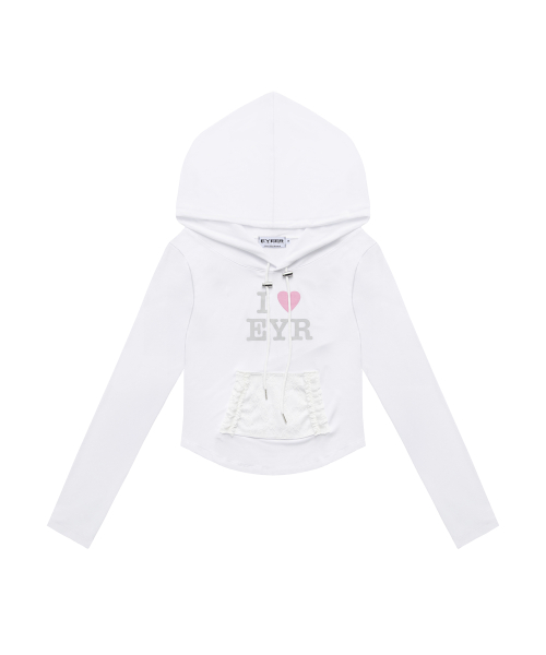 I Love EYR Hoodie - White