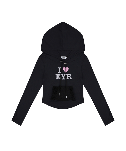 I Love EYR худи Black