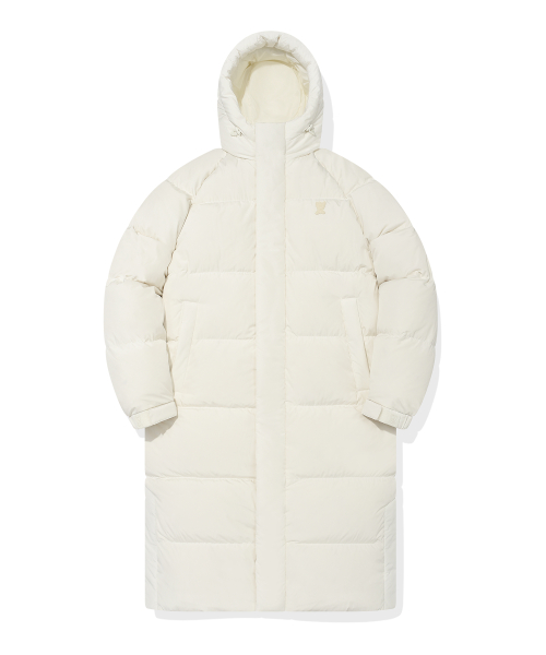25FW длинный пуховик Ivory