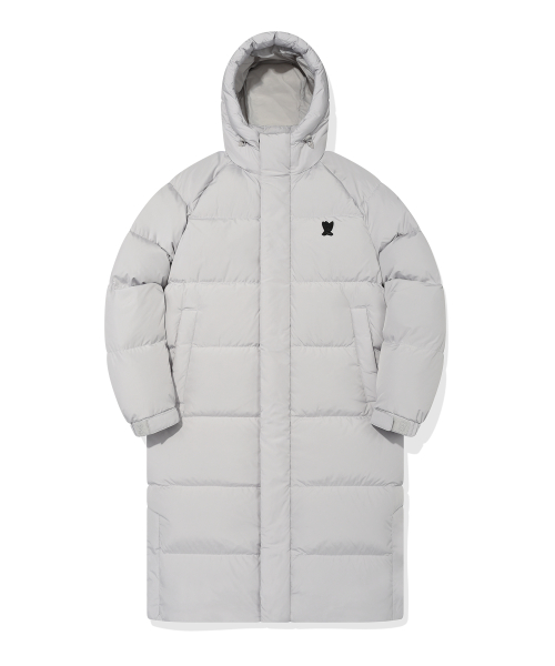 25FW длинный пуховик Gray
