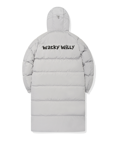 25FW длинный пуховик Gray