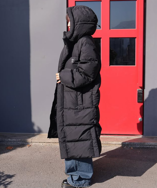 25FW длинный пуховик Black