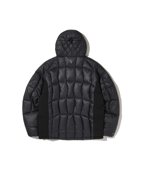 AIRQUILT среднего веса PERTEX пуховик BLACK
