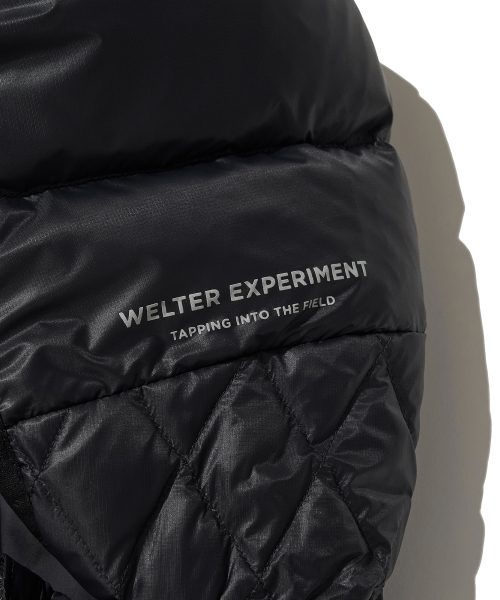 AIRQUILT среднего веса PERTEX пуховик BLACK