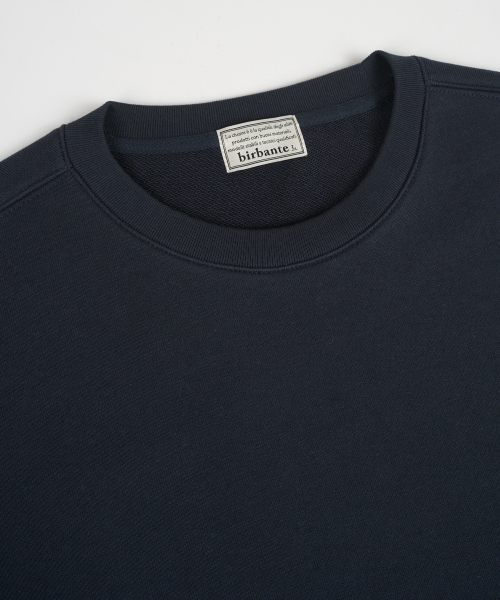 Сигнатура круглая шея свитер Dark Navy