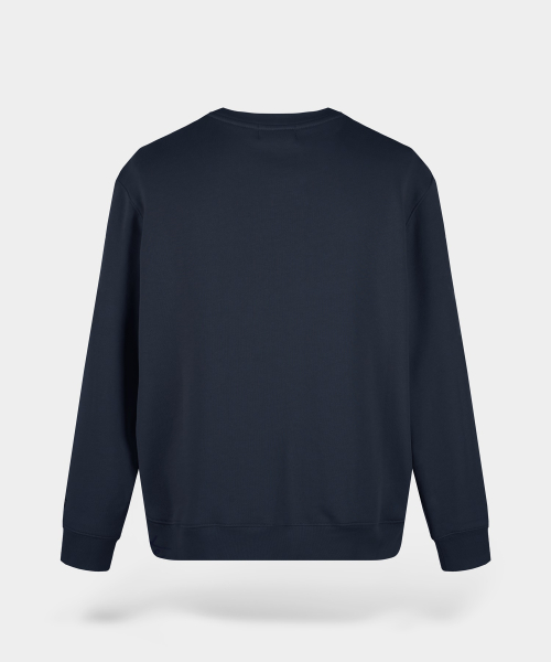 Сигнатура круглая шея свитер Dark Navy