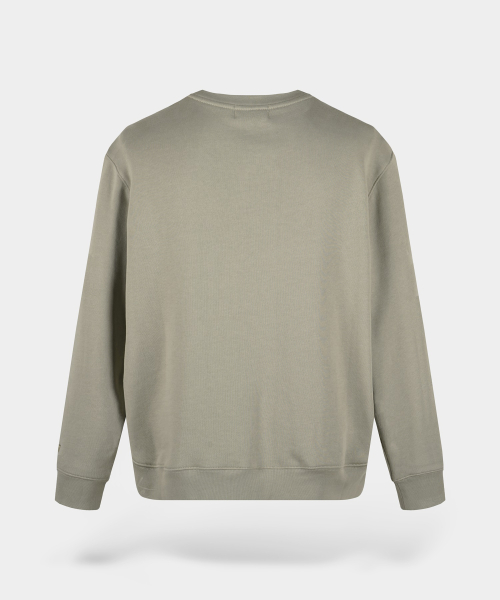 Сигнатура круглая шея свитер Oxford Beige