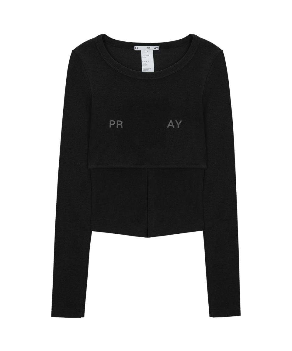 사일프레이(41PRAY) Hooked Cutout Top / Black - 사이즈 & 후기 | 무신사