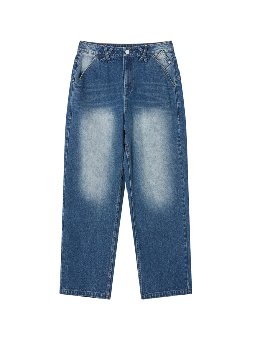DALGOMM джинс брюки WASHED синий