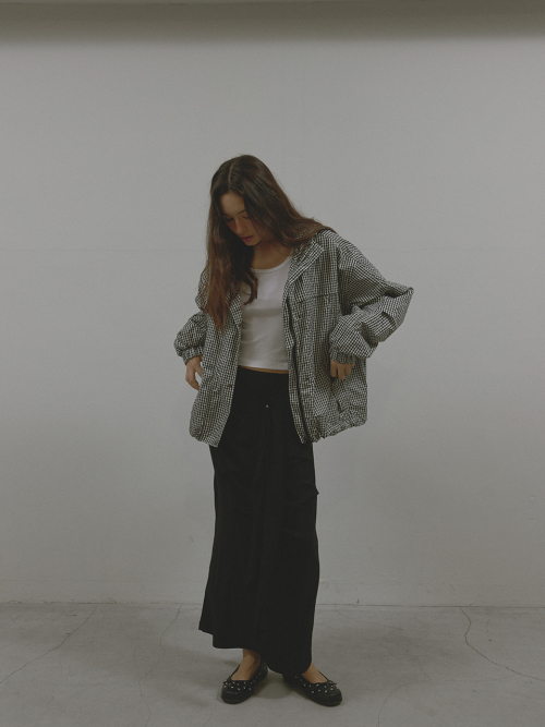 PATTERN DUO BOMBER куртка (чёрный CHECK)