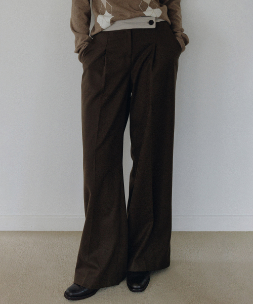 Cleo combi slacks (коричневый)