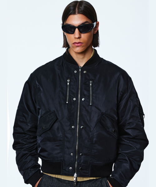 Куртка бомбер MA-1 Utility (Black)