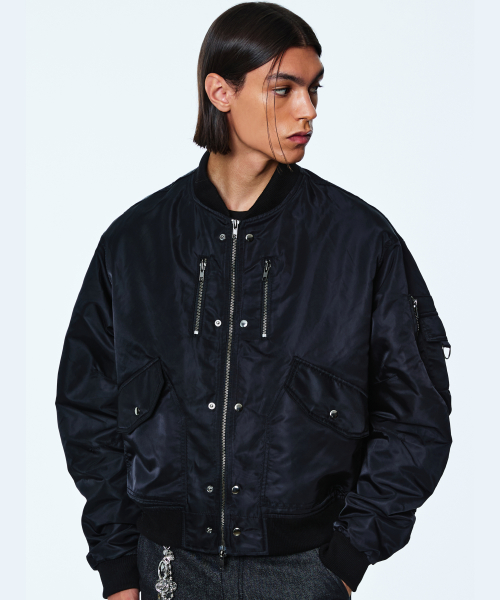 Куртка бомбер MA-1 Utility (Black)