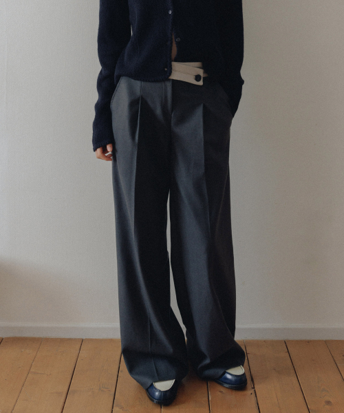 Cleo combi slacks (charcoal серый)