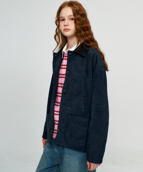Куртка из искусственной замши Navy