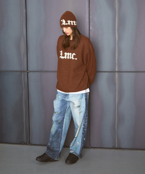 GOTHIC NAME KNIT свитер коричневый