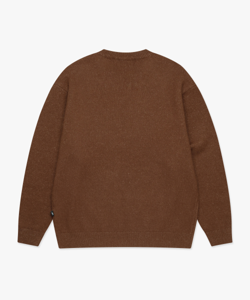 GOTHIC NAME KNIT свитер коричневый
