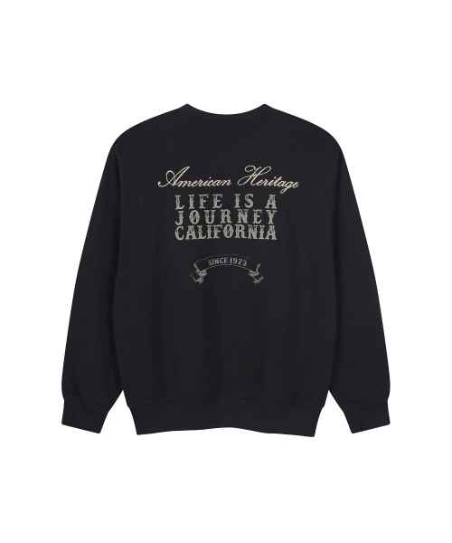 AMERICAN HERITAGE SWEAT SHIRTS (чёрный)