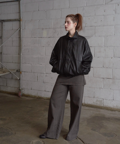 FAUX кожаный BLOUSON (2C)