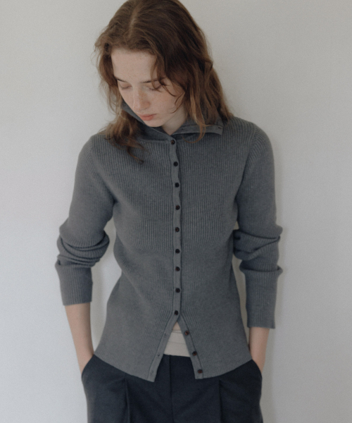 Nua pola cardigan (charcoal серый)