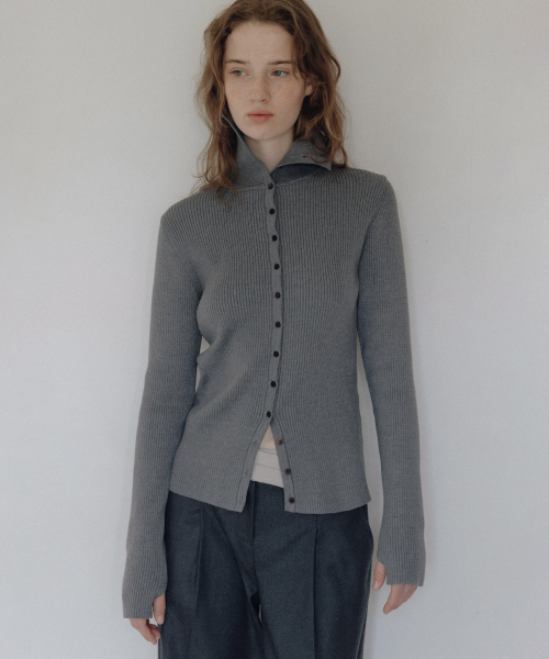 Nua pola cardigan (charcoal серый)