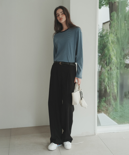 длинный FIT SLACKS
