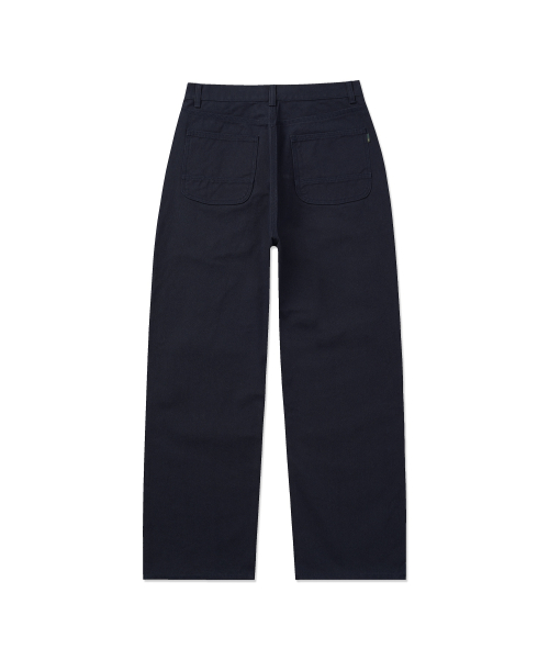 Свободные хлопковые брюки оксфорд FIT5 Dark Navy