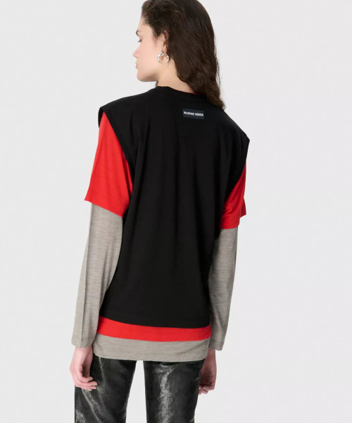 (U) Набор из 3 футболок MERINO JERSEY THREE T-SHIRTS SET GRB1 GREY/RED/BLACK