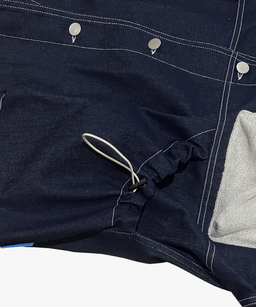 Джинсовая куртка Reverse Terry Pocket_blue