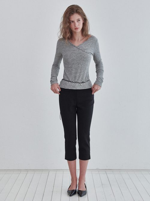 облегающий CAPRI PANTS_BLACK