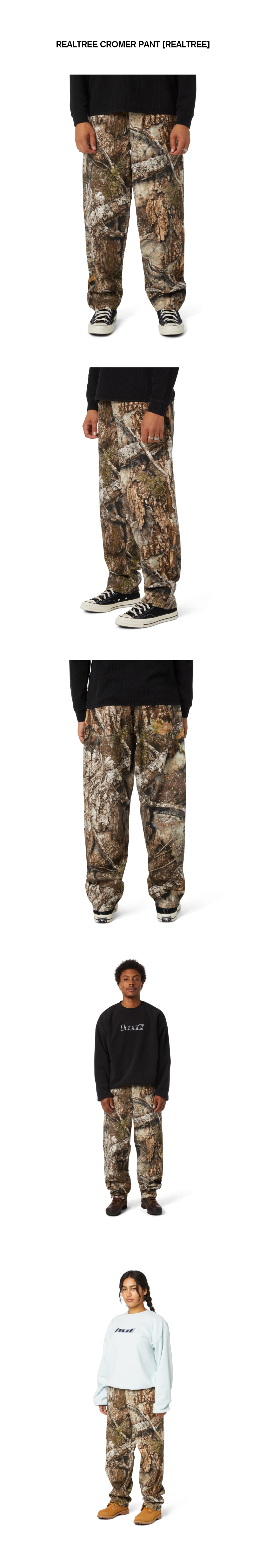 HUF X REALTREE CROMER PANT [REALTREE] - 허프 HUF