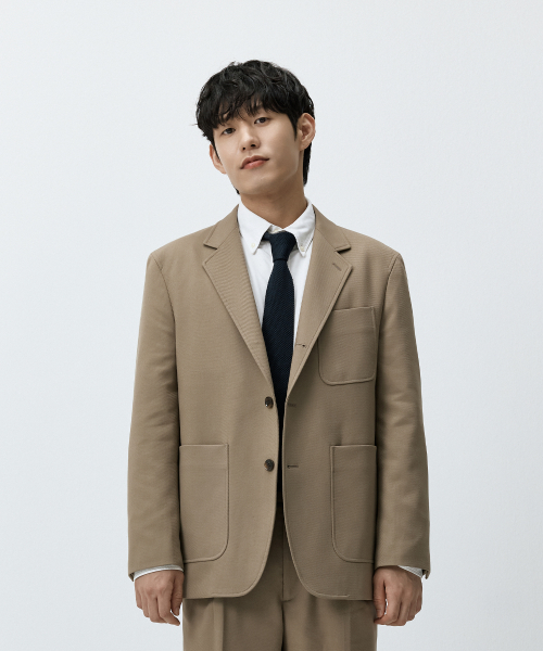 Комфортный пиджак Strapata Beige MMFFMSJ-101BE