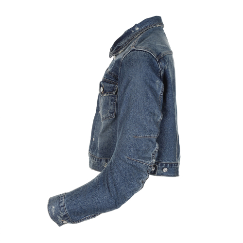 Curved Denim Trucker Куртка Blue Denim