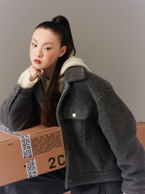 POCKET FLEECE куртка DARK GREY