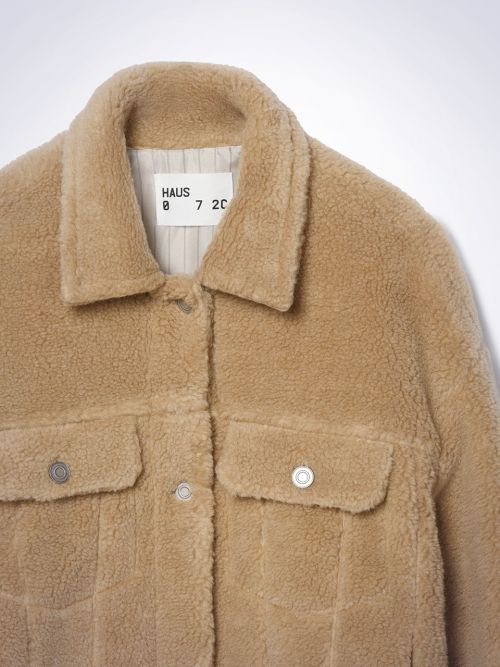 POCKET FLEECE куртка CAMEL