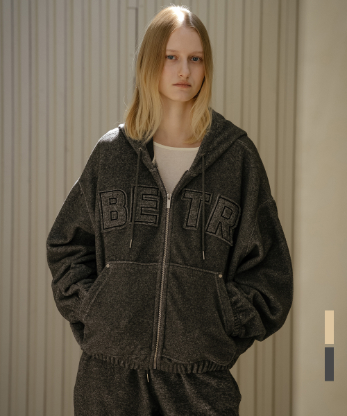 BETR fleece худи zip-up [KNFW04JP05]_[2color]