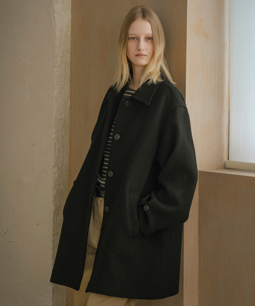 шерсть blend half пальто [KNFW04CT01]_[2color]