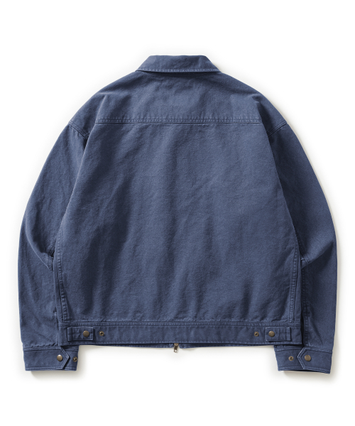 WASHED CANVAS WORK куртка (VINTAGE синий)