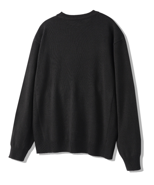 Стирающийся оверсайз джемпер Nordic [Black]