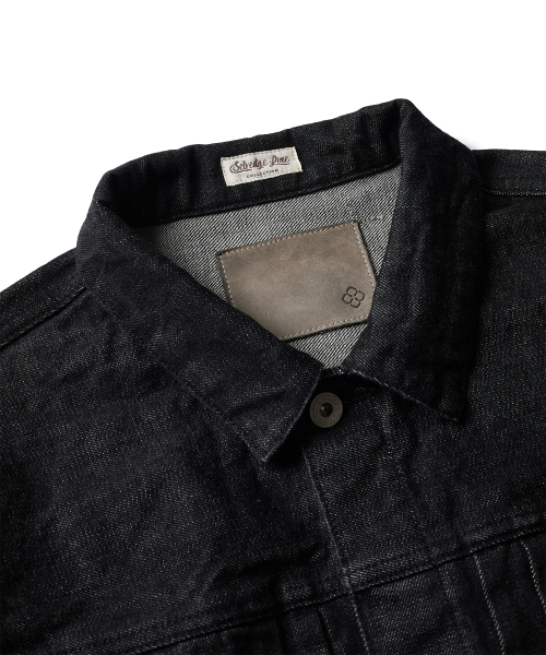 1ST DENIM JACKET (BLACK)