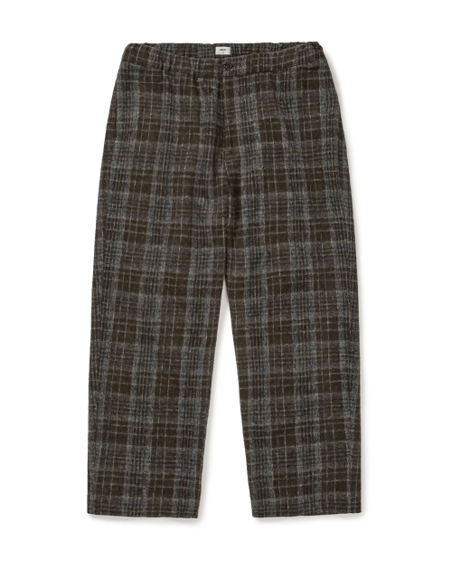 [Mmlg] PLAID EASY PANTS (BLUE)