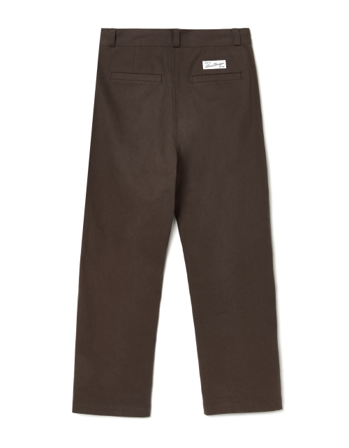 Pintuck Chino Pants - Brown