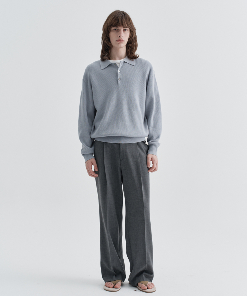 Classic Straight Slacks_Grey