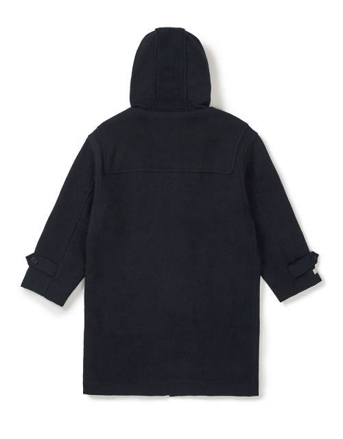 [Mmlg] HERITAGE PLAID DUFFLE COAT (NAVY)