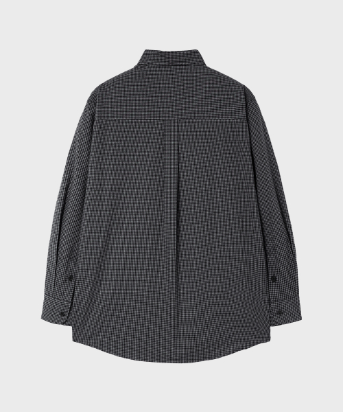 Свободная рубашка Rivage в клетку gingham charcoal