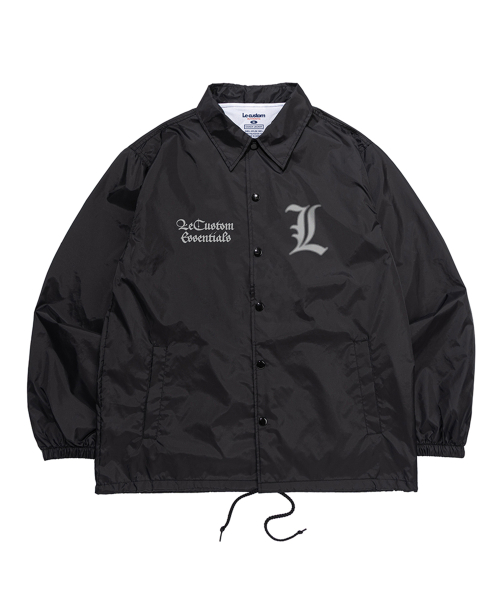 Куртка-коуч с готическим лого (Black)