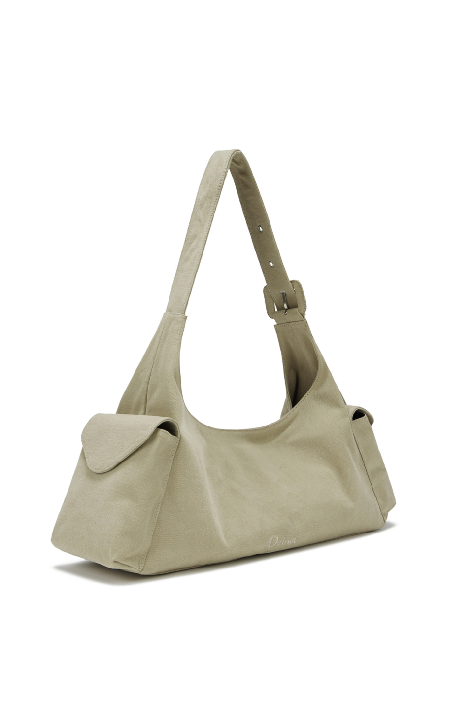 DEINET PEACH COTTON BUCKLE BAG