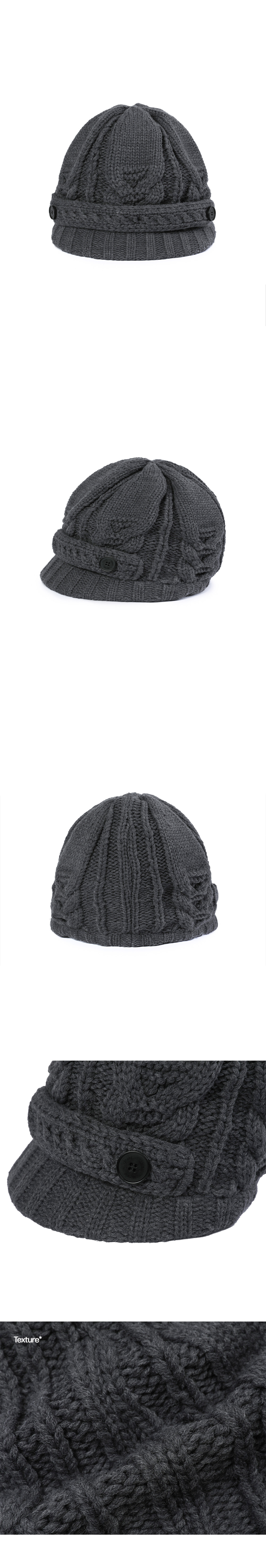 帽子 miseki seoul Cable knit beret GREY miseki seoul Cable knit beret GREY - メルカリ