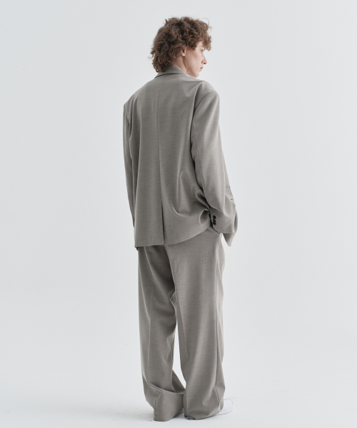 W Classic Single Blazer_Beige