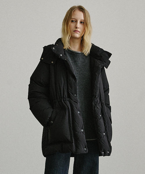 Пуховик Mer Goose Down Half Padding_BLACK